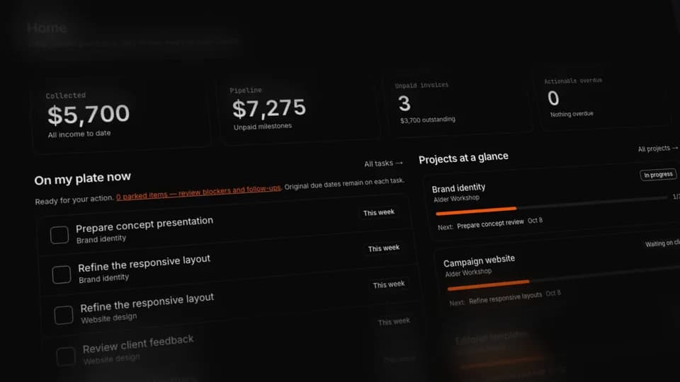 Freelance OS — CRIT Studio