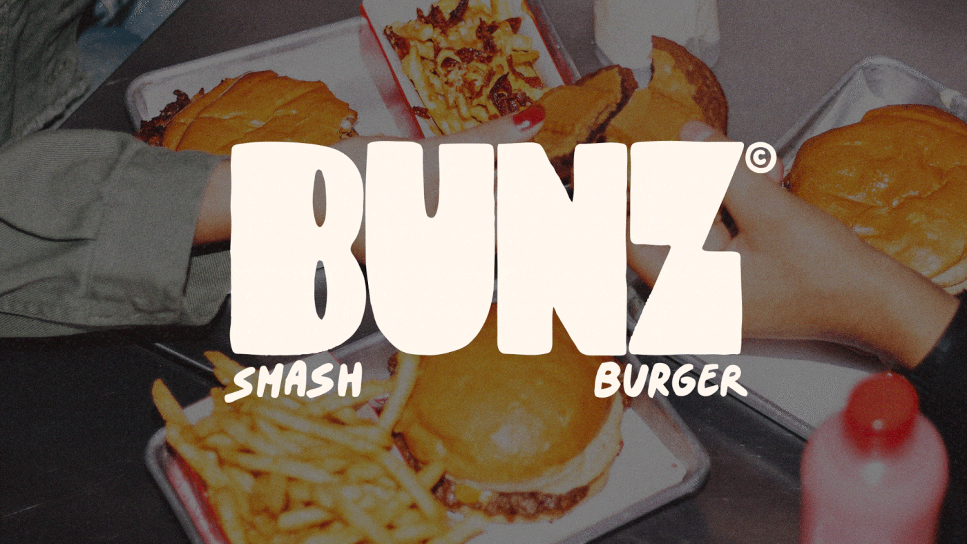 BUNZ — Smash Burger with Attitude — Wordmark Reveal