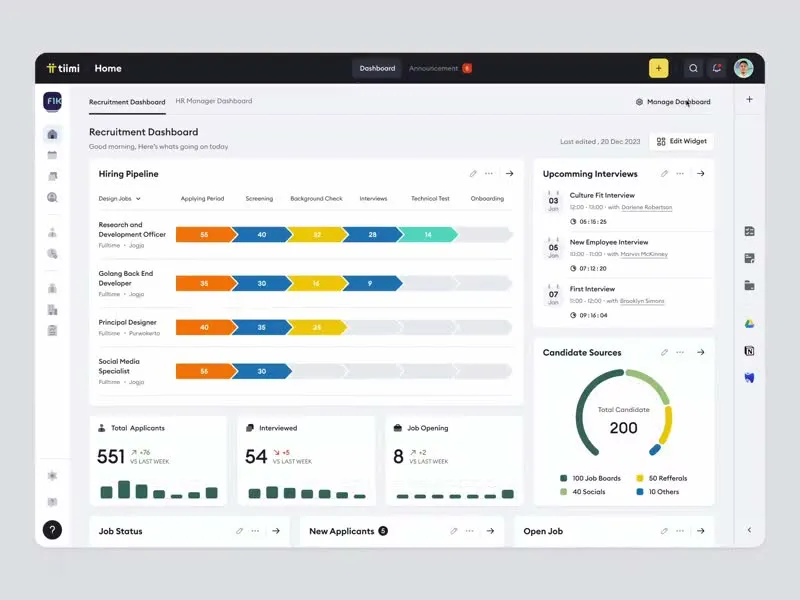 Tiimi — HR Management System — hero clip