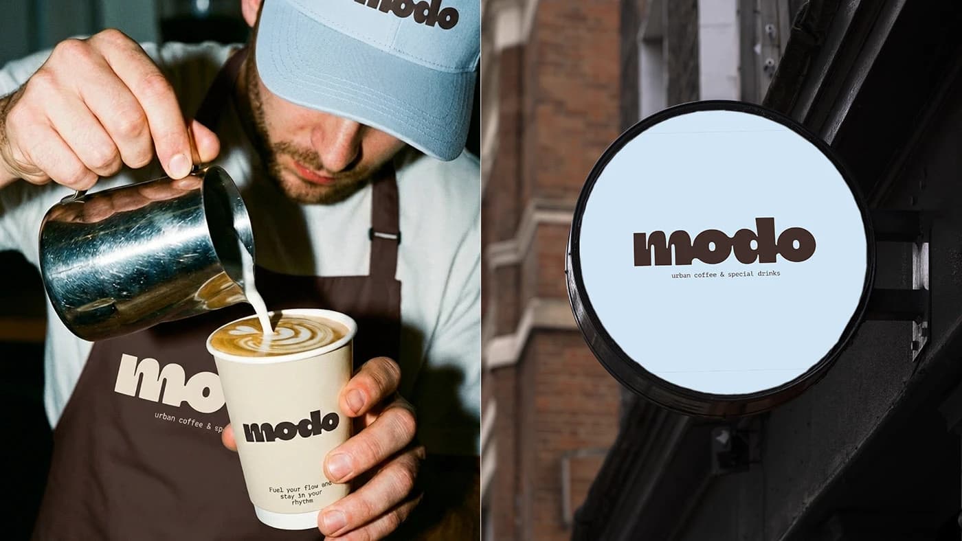 Modo — Urban Coffee & Special Drinks — Barista & Signage
